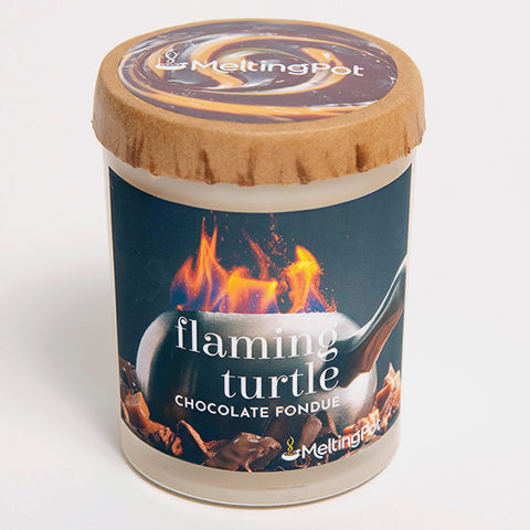 Flaming Turtle Candle