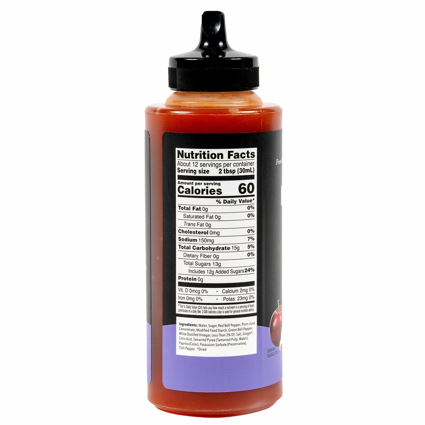 Back of Ginger Plum Sauce