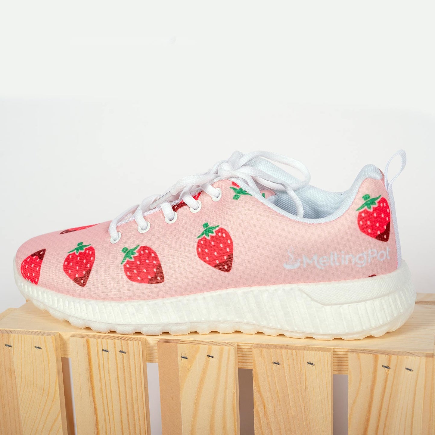 Chocolate Dipped Strawberry Tennis Shoe