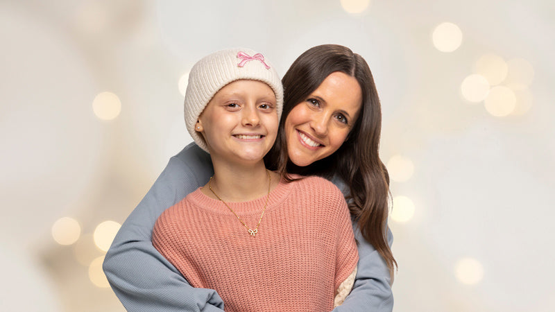 St. Jude patient Molly with her mom.