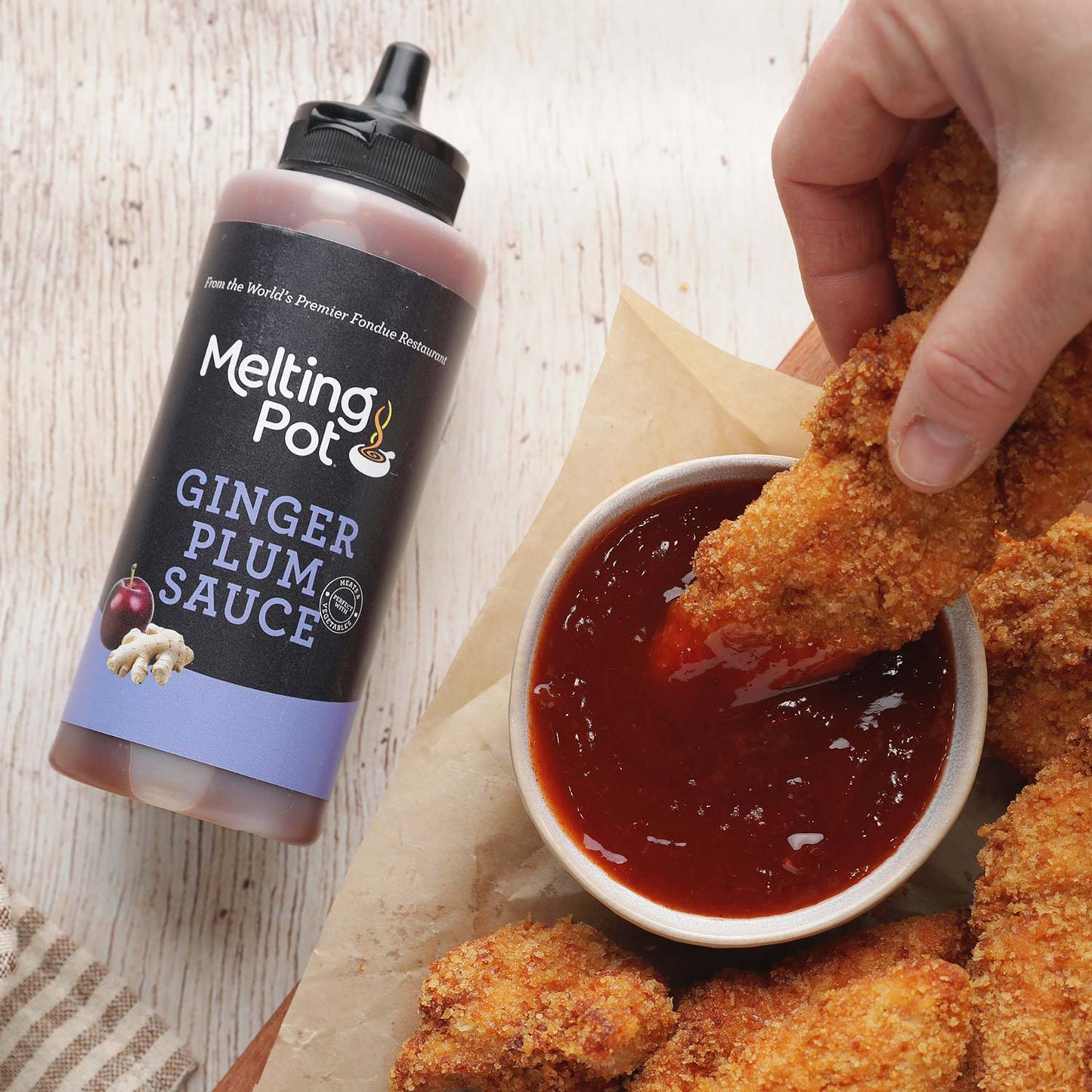 Ginger Plum Sauce and Chicken Tenders