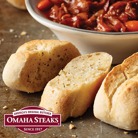 Omaha Steaks Baguettes with Garlic Butter